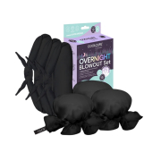 GLOV - Hair Set Heatless Curling Rollers + Mini Satin Bonnets Overnight Blowout Set