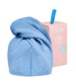 GLOV - Microfiber hair towel Hair Wrap - Blue