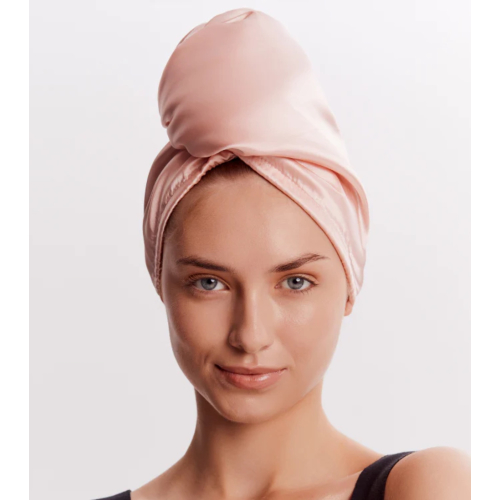 GLOV - Double Face Satin Turban Towel - White