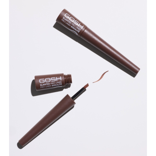 Gosh - Liquid Eyeliner Slanted Pro Liner - 003: Matt Brown