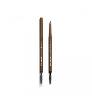 Gosh - Eyebrow pencil Ultra Thin Brow Pen - 002: Grey Brown