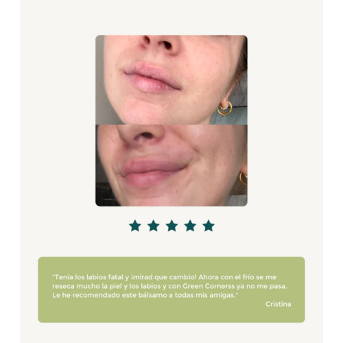 Green Cornerss - Repairing Lip Balm with Avocado