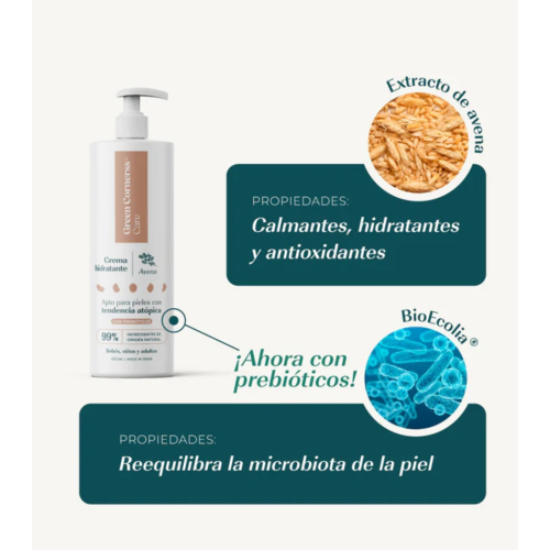 Green Cornerss - Oatmeal Moisturizing Body Cream - Atopic Skin