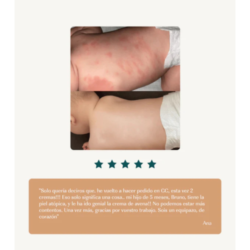 Green Cornerss - Oatmeal Moisturizing Body Cream - Atopic Skin