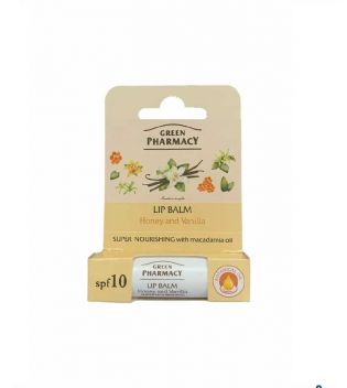 Green Pharmacy - Lip balm with SPF10 - Honey and vanilla