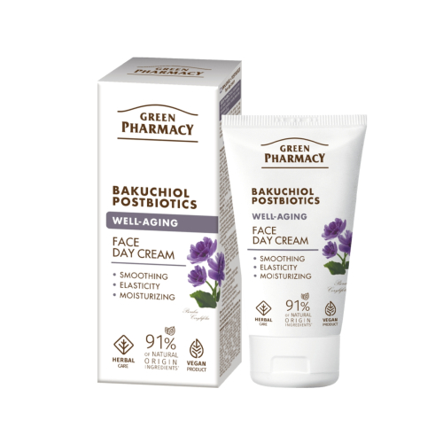 Green Pharmacy - Anti-aging day cream - Backuchiol + Postbiotics