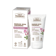 Green Pharmacy - Revitalizing day facial cream - Rosa damascena + Ceramides