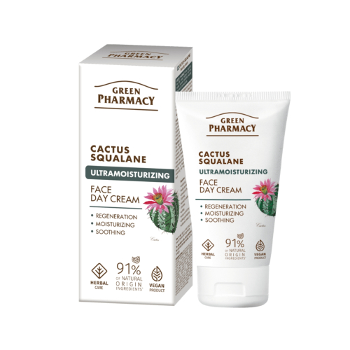 Green Pharmacy - Ultra-hydrating day cream - Cactus + Squalane