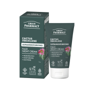 Green Pharmacy - Ultra-hydrating night face cream - Cactus + Squalane