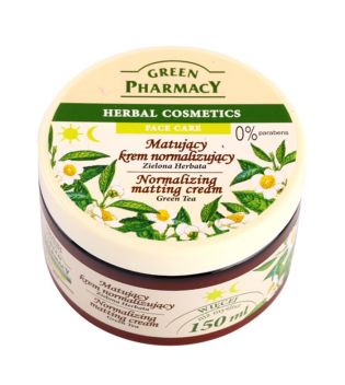 Green Pharmacy - Matifying cream for oily and combination skin - Green tea