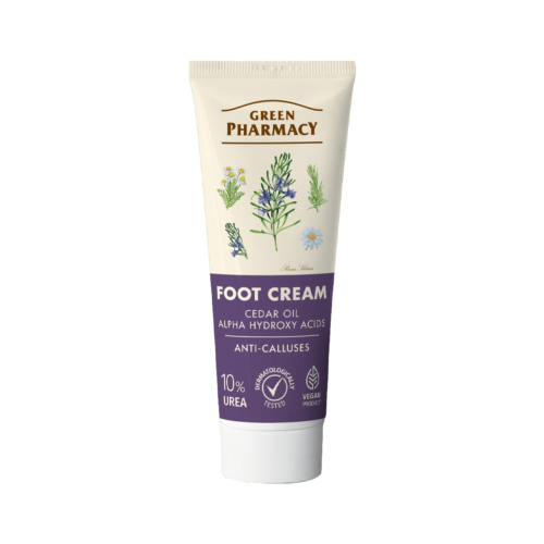 Green Pharmacy - Corns and calluses foot cream - Alpha hydroxy acid and cedar oil