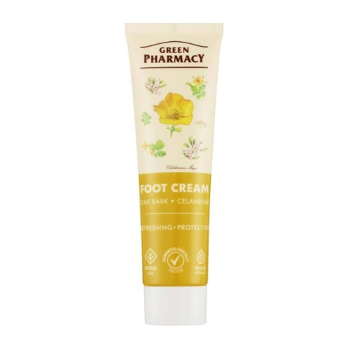 Green Pharmacy - Protective foot cream - Oak and celandine