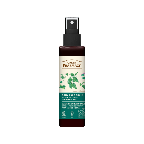 Green Pharmacy - Hair Elixir for Normal Hair - Nettle + Burdock Oil