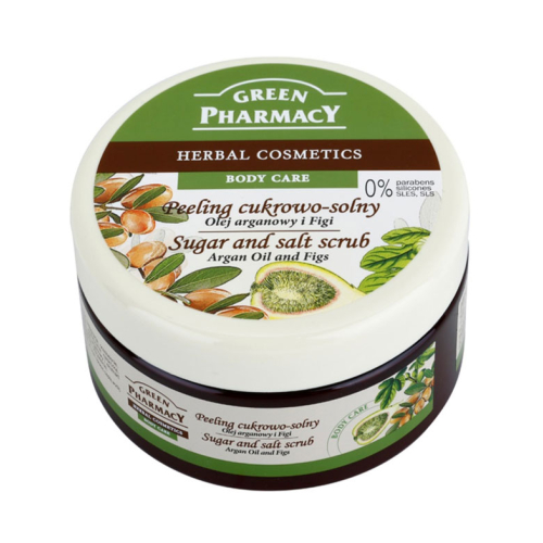 Green Pharmacy - Body scrub - Argan and figs