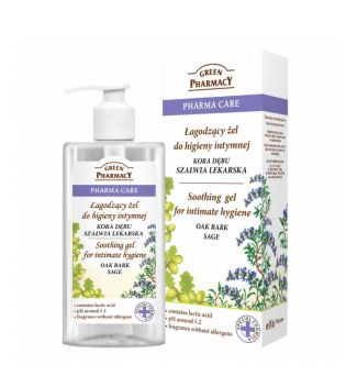 Green Pharmacy - Soothing intimate hygiene gel Pharma Care - Oak bark and sage