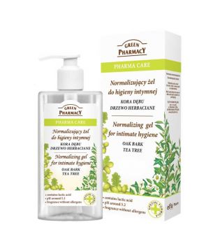 Green Pharmacy - Normalizing intimate hygiene gel Pharma Care - Oak bark and tea tree