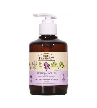 Green Pharmacy - Gentle face wash gel for skin prone to irritation - Salvia