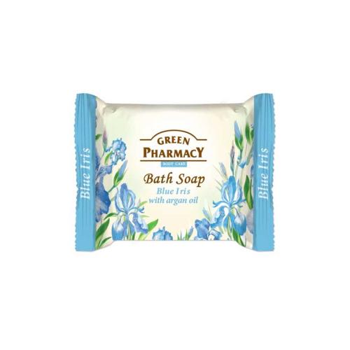 Green Pharmacy - Bath soap in bars - Blue iris with argan oil