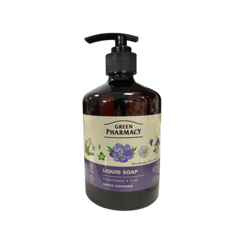 Green Pharmacy - Liquid hand soap - Chamomile and linen