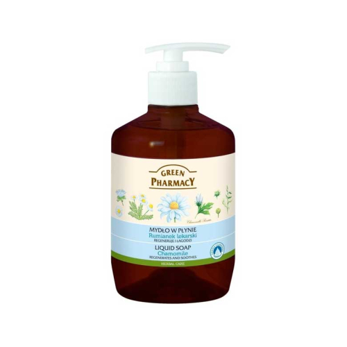 Green Pharmacy - Regenerating liquid hand soap - Chamomile