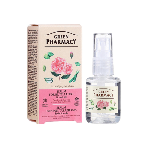 Green Pharmacy - Liquid silk Serum for split ends
