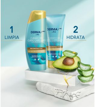 H&S - *Derma x Pro* - Moisturizing and reconstructive anti-dandruff shampoo - Dry, very dry scalp