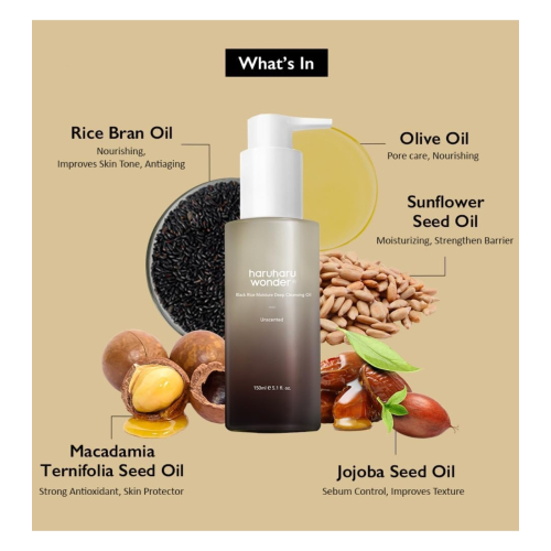 Haruharu Wonder - Cleansing Oil Black Rice Deep