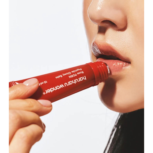 Haruharu Wonder - Lip Balm Rose PDRN Peptide Glowy - Clear Glossy