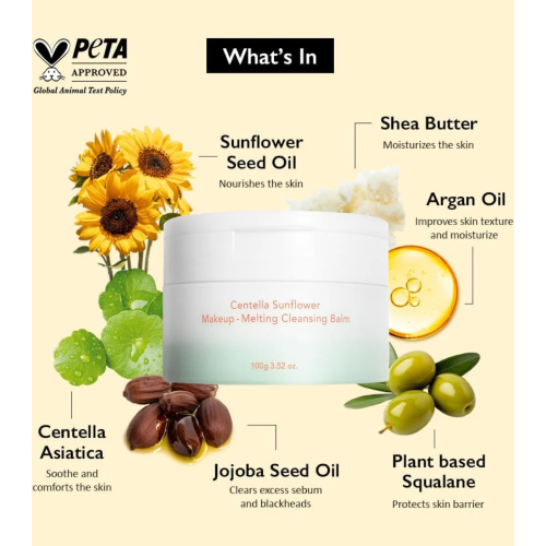 Haruharu Wonder - *Centella* - Cleansing Balm Centella Sunflower