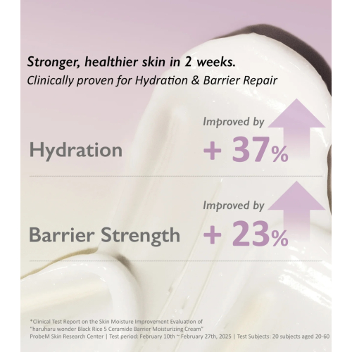 Haruharu Wonder - Moisturizing Face Cream Black Rice 5 Ceramide Barrier