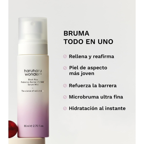 Haruharu Wonder - Mist serum Black Rice Probiotics Barrier 2% NAD+