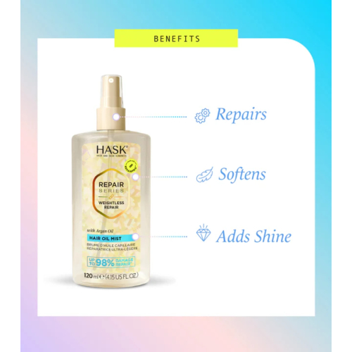 Hask - *Repair Series* - Lightweight Oil Hair Mist Weightless Repair