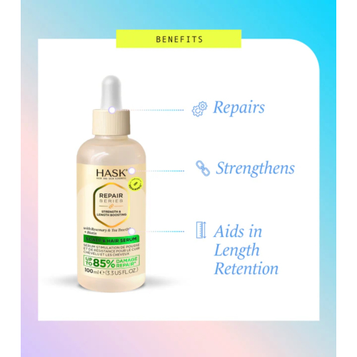 Hask - *Repair Series* - Hair Serum Strength & Length Boosting