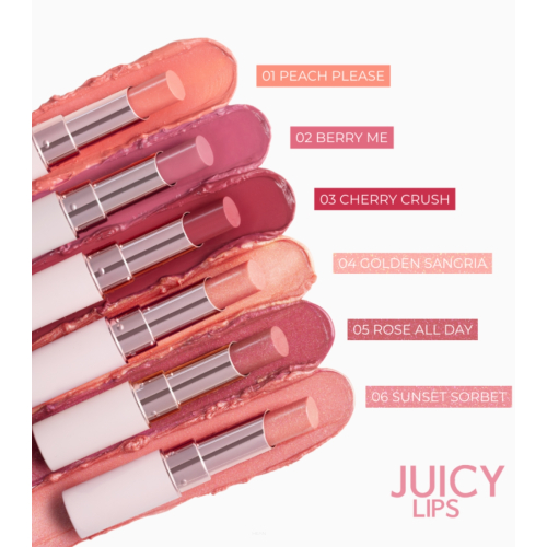 Hean - Lipstick Juicy Glossy - 04: Golden Sangria