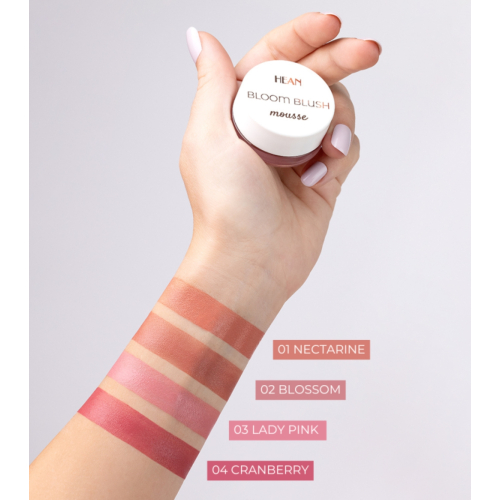Hean - Mousse Blush Bloom Blush- 04: Cranberry