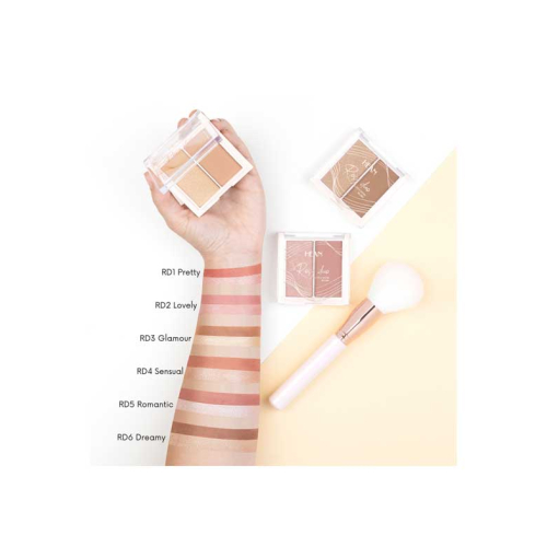 Hean - Powder Blush Duo Rosy - Sensual