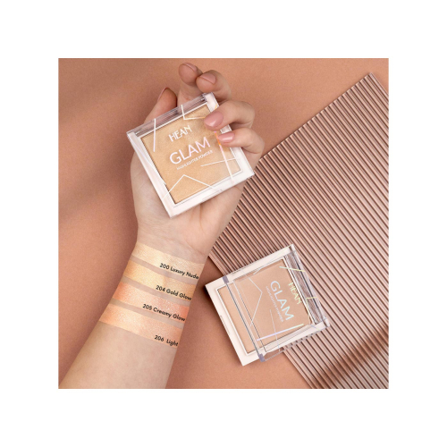 Hean - Powder Highlighter Glam Highlighter - 204: Gold Glow