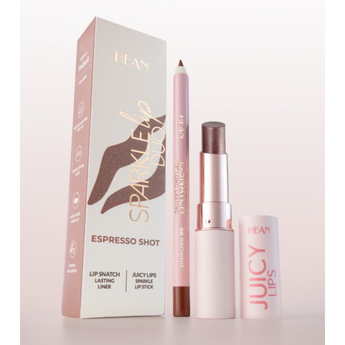 Hean - Lip Set Sparkle Lip Duo - Espresso Shot