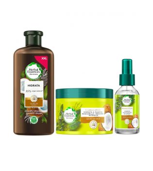 Herbal Essences - *Bio Renew* - Hydration pack with coconut milk - Shampoo + Conditioner + Oil