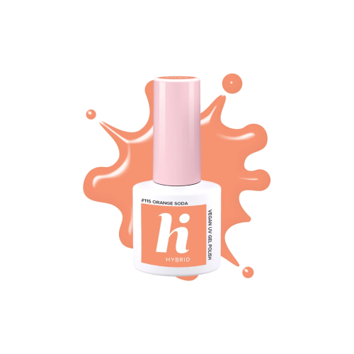 Hi Hybrid - Semi-permanent nail polish - 115: Orange Soda