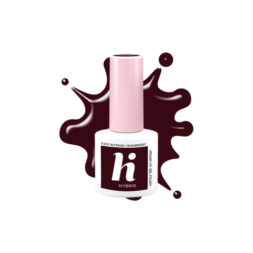 Hi Hybrid - Semi-permanent nail polish - 201: Intense Cranberry