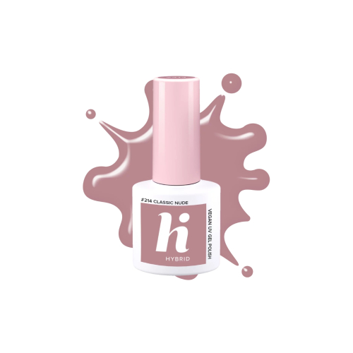 Hi Hybrid - Semi-permanent nail polish - 214: Classic Nude