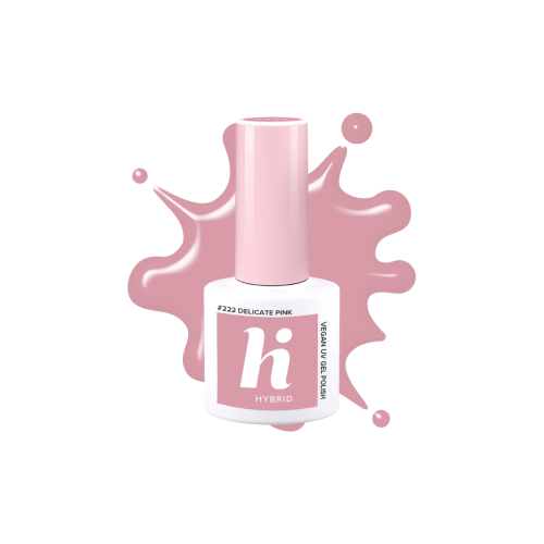Hi Hybrid - Semi-permanent nail polish - 222: Delicate Pink