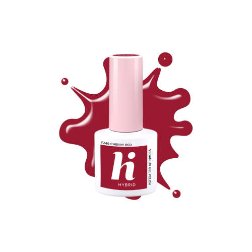 Hi Hybrid - Semi-permanent nail polish - 249: Cherry Red