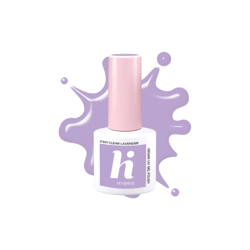 Hi Hybrid - Semi-permanent nail polish - 301: Clear Lavender