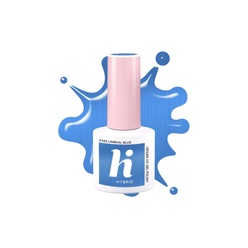 Hi Hybrid - Semi-permanent nail polish - 343: Unreal Blue