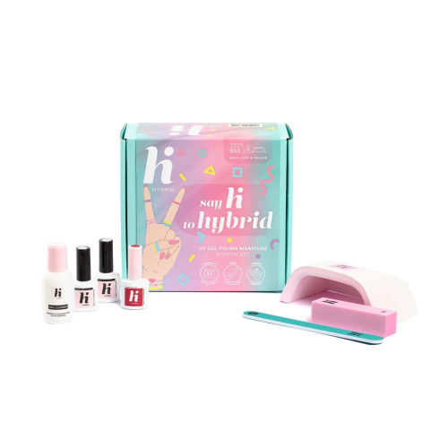 Hi Hybrid - Manicure set with 15W/24 UV LED lamp Say hi to Hybrid
