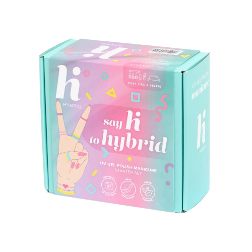 Hi Hybrid - Manicure set with 15W/24 UV LED lamp Say hi to Hybrid