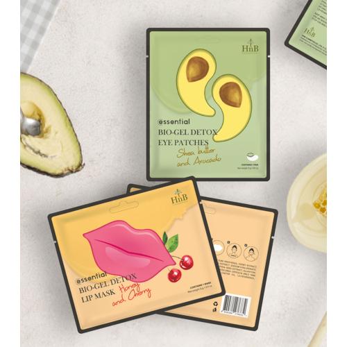 HNB - Detox Bio-Gel Lip Mask - Honey and Cherry