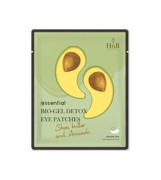 HNB - Detox Bio-Gel Patches for Eye Contour - Avocado and Shea Butter